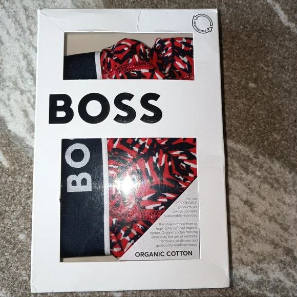 Hugo Boss Men's Organic Cotton Men's Boxer Trunk Underwear NEW Size XL - Picture 3 of 3